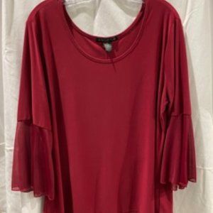 Burgundy Blouse